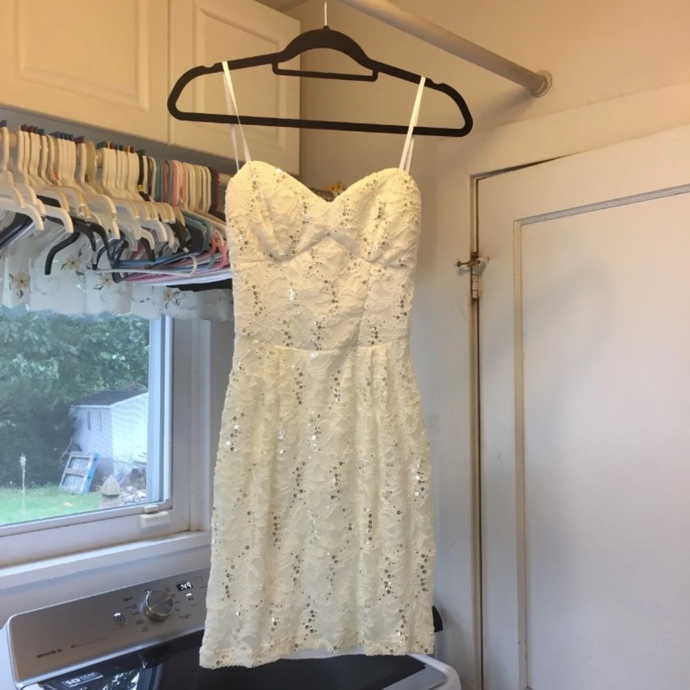 White/Silver Dress Size 5/6